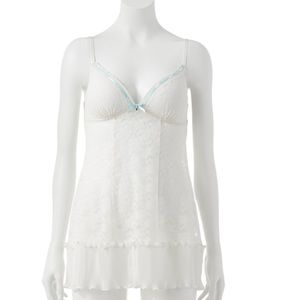 Bridal lace babydoll